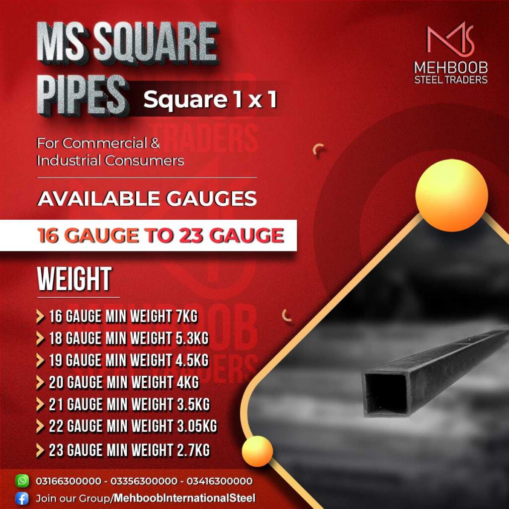 SQUARE PIPES